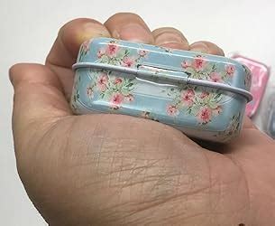 Amazon Ximimark Pcs Mini Flower Tin Trinket Jewelry Coin Box