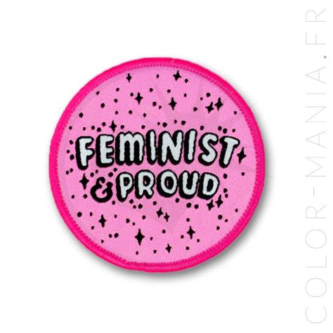 Patch Rose Feminist Proud Color Mania