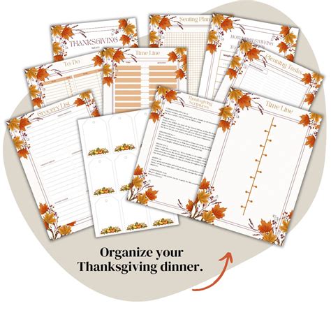 Thanksgiving Meal Planner – Intentional Hospitality Shop