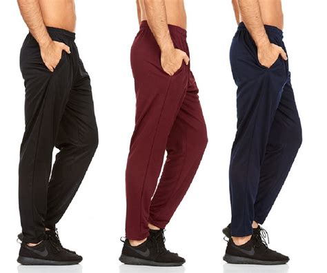 Daresay Mens Joggers Quick Dry Mens Jogging Pants Elastic Waist With Two Side Pockets