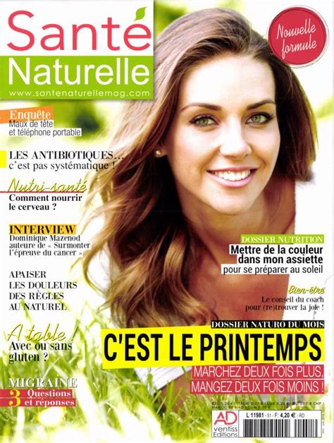 Santé Naturelle N° 51 Abonnement Santé Naturelle Abonnement