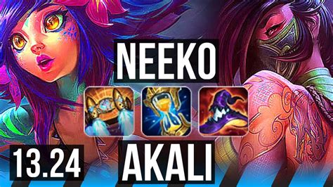 NEEKO Vs AKALI MID Comeback 900 Games 9 2 6 Dominating KR