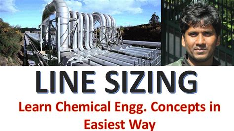 Line Sizing Pipe Sizing Fluid Flow Calculations Youtube