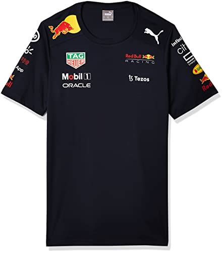 PUMA 2022 Red Bull Racing Team T Shirt Navy Motorsport Merchandise