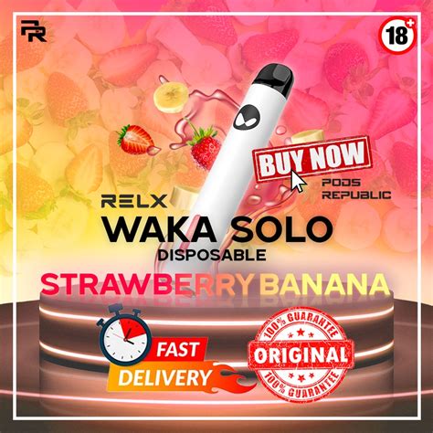 Jual RELX Waka Solo Strawberry Banana Shopee Indonesia