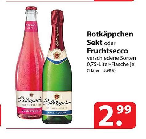 Rotkäppchen Sekt Oder Fruchtsecco Angebot bei Famila