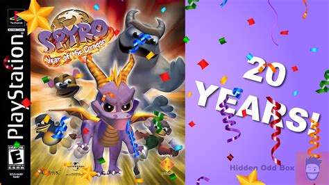 Spyro Year Of The Dragon Is 20 Years Old Today Rspyro