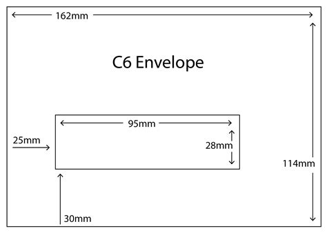 C Envelope Size In Inches