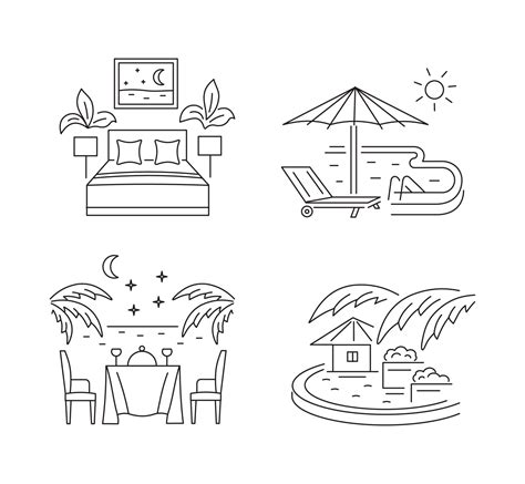 Bedroom Outline Vector Art, Icons, and Graphics for Free Download