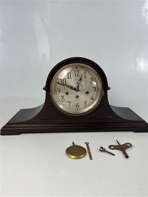 Vintage Seth Thomas 8 Day Westminster Chime Mantle Clock 113 Movement W