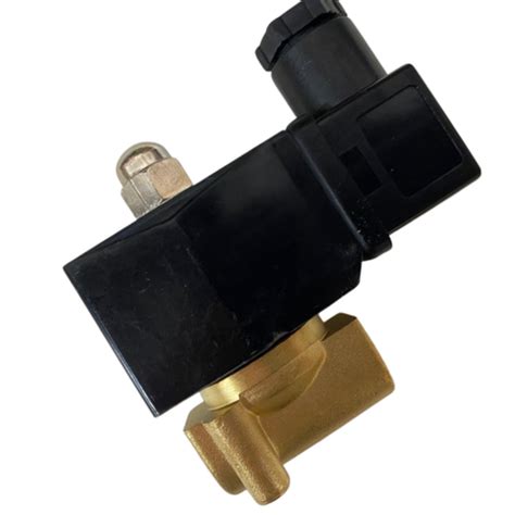 Válvula Solenoide 2 2 Vias Rosca 1 4 Bsp Normal Fechada Bobina 24 VCC