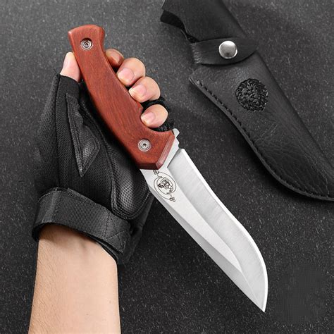 Full Tang Bushcraft Knife 9cr18mov Fixed Blade Carbon Steel Knives