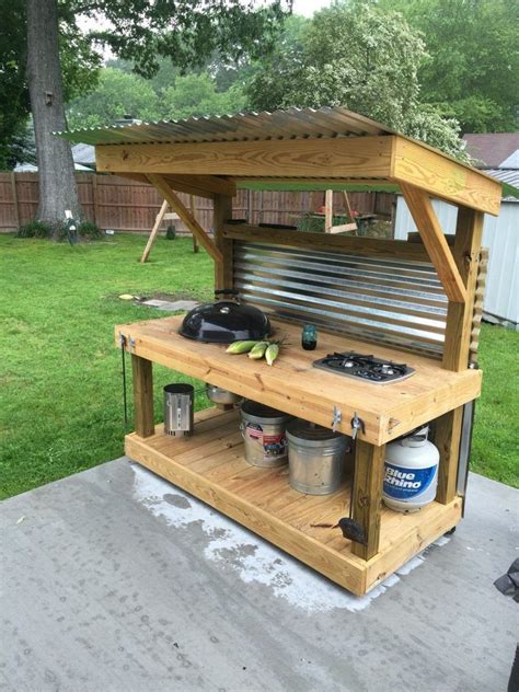 26 Diy Outdoor Grill Stations And Kitchens Diy Buitenkeuken