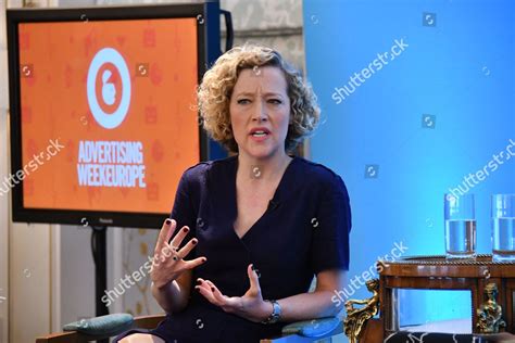 Cathy Newman News Presenter Channel 4 Editorial Stock Photo Stock