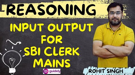 Bank Exam Input Output Reasoning Sbi Clerk Mains Questions Rohit