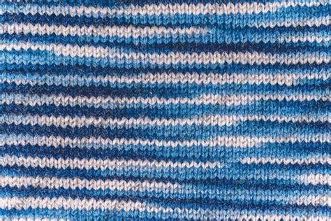 Blue melange fabric. Pattern of home knitted (804684)