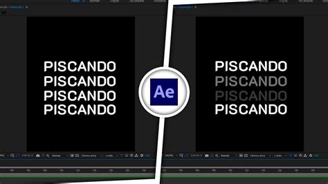 Como Criar Efeito De Texto Piscando No After Effects Express O Wiggle