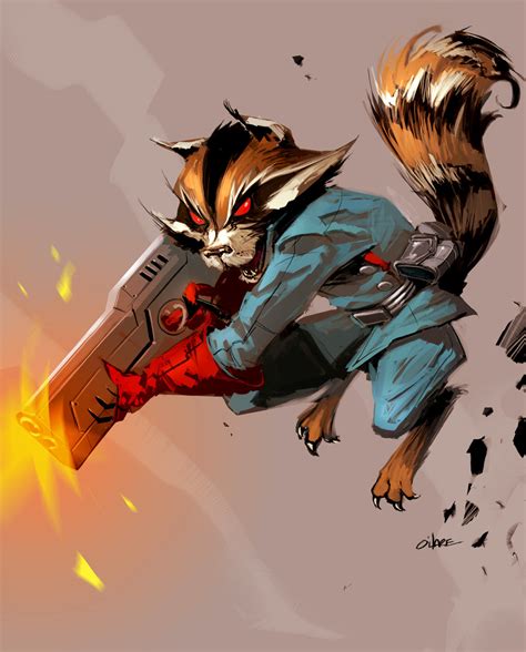 Fashion and Action: Rocket Raccoon Rocks! - Art Gallery