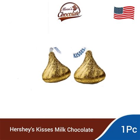 HERSHEY S Kisses Milk Chocolates 1pc Shopee Malaysia