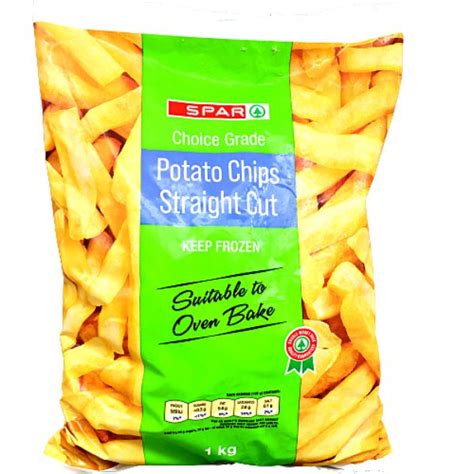 Spar Straight Cut Potato Chips 1kg Sk6001008159206