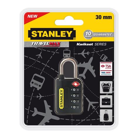 Cadenas De Voyage Stanley Combinaison Chiffres Avec Indicateur Tsa