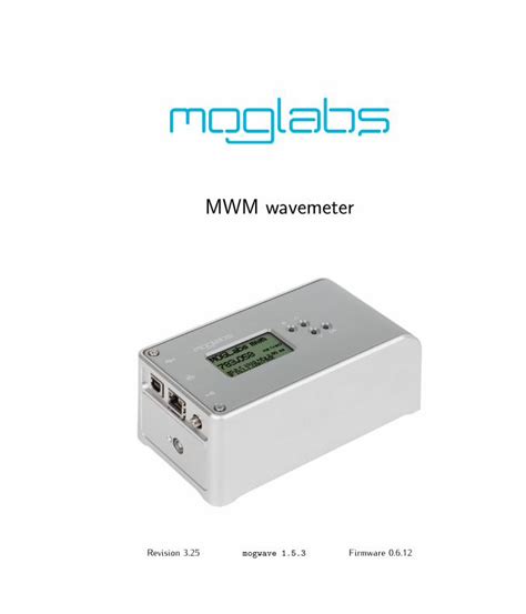 PDF MWM Wavemeter DOKUMEN TIPS