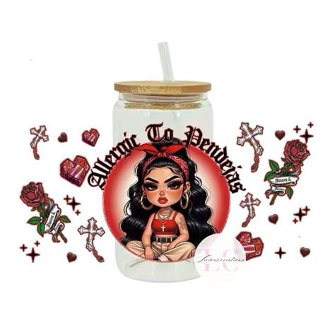 Uv Dtf Wrap Chicana Latina Etsy