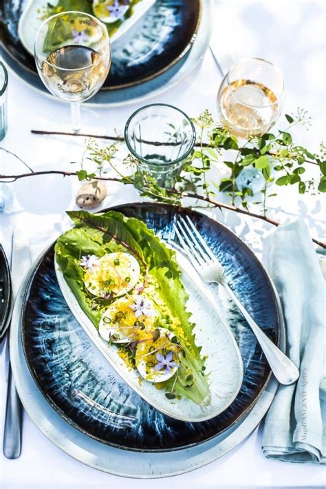 Asperge mimosa pour un déjeuner de Pâques Quatre Saisons Au Jardin