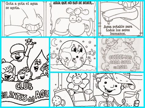 Dibujos listos para imprimir del Día mundial del Agua AlexDuve