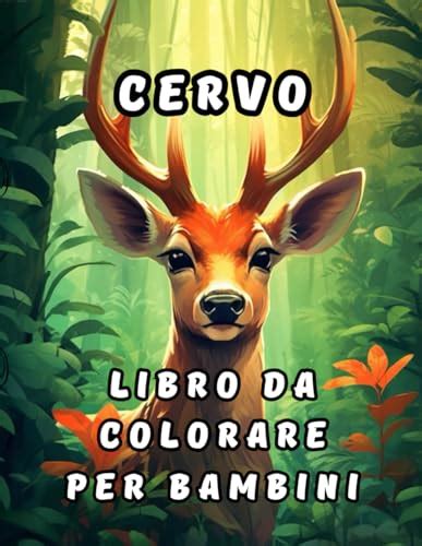 Cervo Libro Da Colorare Per Bambini Pagine Da Colorare Di Cervi