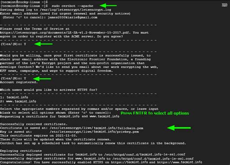 Secure Apache With Lets Encrypt Certificate On Rocky Linux