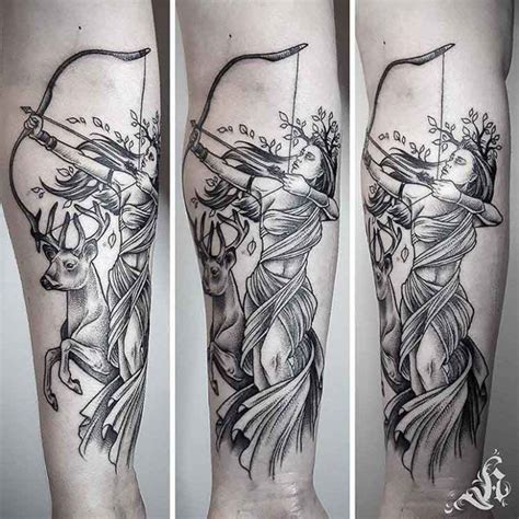 Image Result For Artemis Tattoo Tatuagem De Artemis Tatuagens Gregas