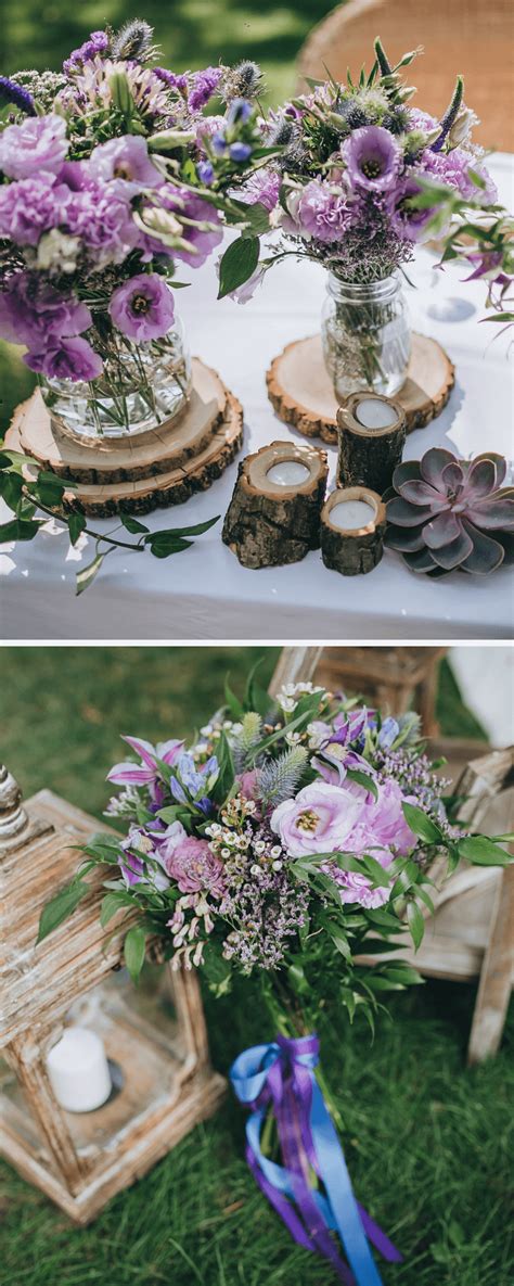 Wildblumen Dekoideen für rustikale Hochzeiten Hochzeitskiste