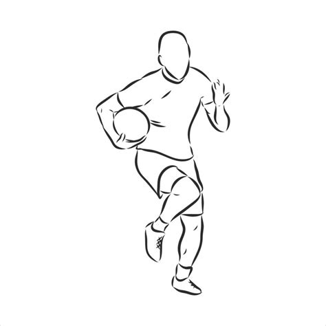 Handball Vector Sketch 11093014 Vector Art At Vecteezy