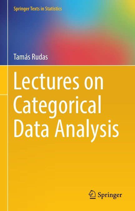 Lectures On Categorical Data Analysis SoftArchive