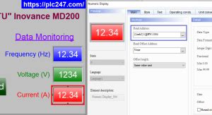 HMI Delta Modbus RTU Inovance MD200 Tutorial Plc247