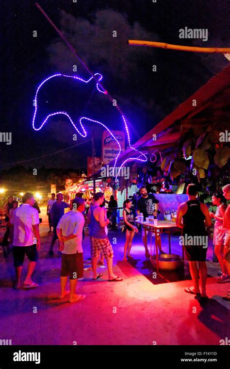 Night Life Bars Drinking Sihanoukville Cambodia White Sands Blue