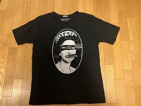 Sex Pistols セックス ピストルズ Tシャツ 黒 LLサイズ God Save the Queen ロックTシャツ バンドエリザベス