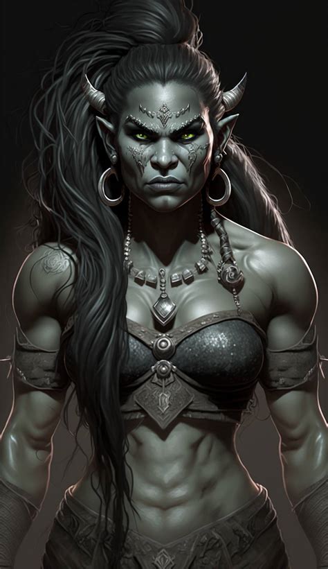 Orc Women Of Iyanu By Chaoticgoodbard On Deviantart