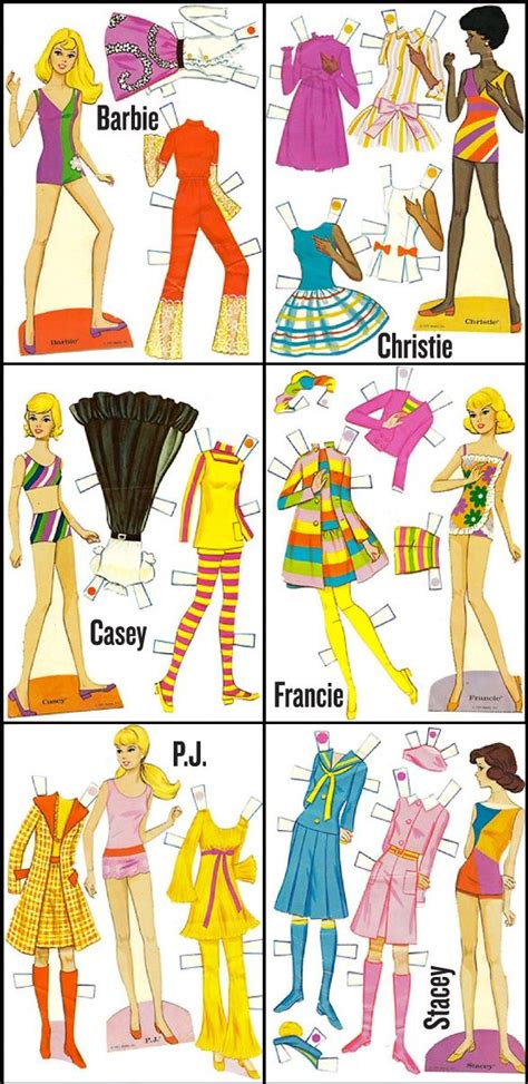 Printable Barbie Paper Dolls