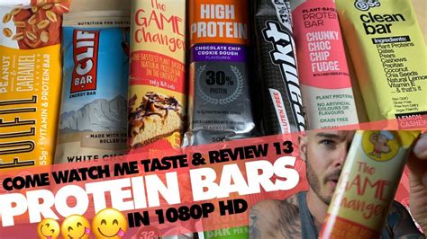 Which Is The Best Protein Bar Taste Test And Review Of 13 Bars Youtube