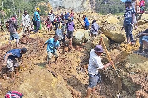 Dikhuatiri Maut Tanah Runtuh Di Papua New Guinea Media Permata Online