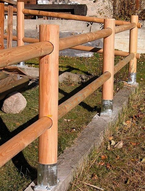 Pali In Legno Per Recinzione Tondi Con Punta Trattati Impregnati