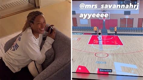 Savannah James Plays As Son Bronny James In NBA 2K