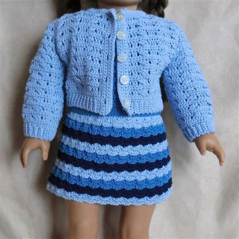 Crochet Patterns For American Girl Dolls Etsy