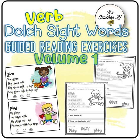 Guided Reading Noun Dolch Sight Words Practice Task Cards And