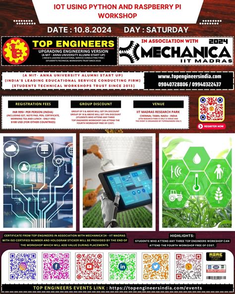 Iot Using Python And Raspberry Pi Workshop 2024 Top Engineers