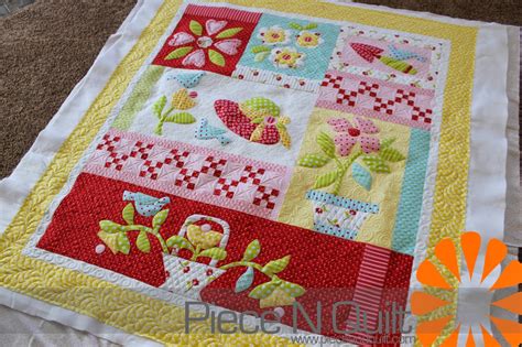 Piece N Quilt Raw Edge Applique Quilt