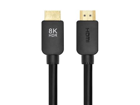 Monoprice 8k Certified Ultra High Speed Hdmi Cable 8k 60hz 4k 120hz 48gbps Hdr Vrr 10ft