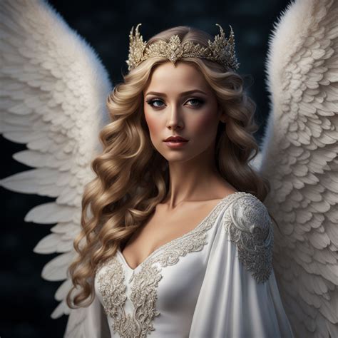 Make a cinematic image of an angel with beautiful wings by joabe pereira - Playground